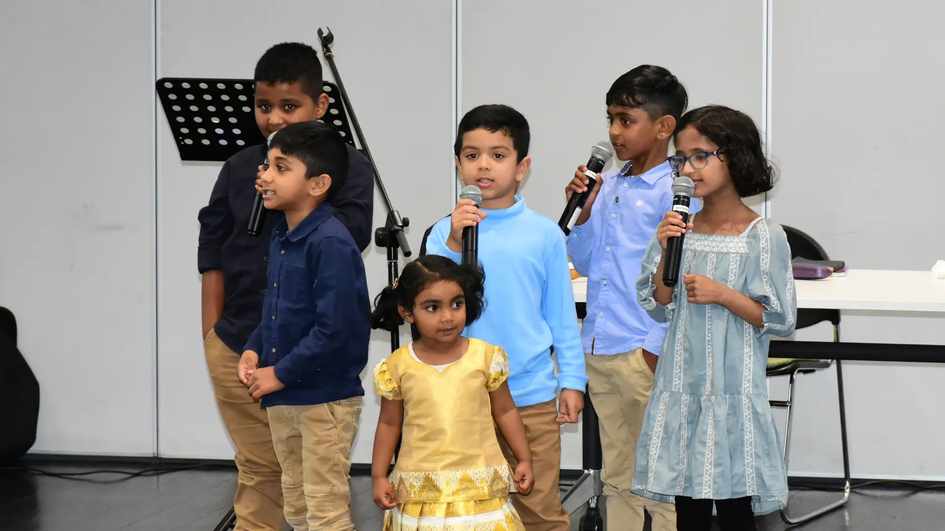 Kids Singing in Philadelphia Church